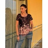 Zeagoo Women Tunics Tops Short Sleeve Summer Shirts Dressy Casual Blouses(Sf31)