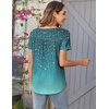 Zeagoo Women Tunics Tops Short Sleeve Summer Shirts Dressy Casual Blouses(Xh363)