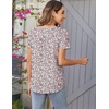 Zeagoo Women Tunics Tops Short Sleeve Summer Shirts Dressy Casual Blouses(Xh388)
