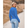 Zeagoo Women’s 2026 Fall Crewneck Cropped Sweaters Long Sleeve Knit Tops(Sky Blue)