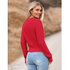Zeagoo Women’s 2026 Fall Crewneck Cropped Sweaters Long Sleeve Knit Tops(Z-christmas Print)