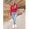 Zeagoo Women’s 2026 Fall Crewneck Cropped Sweaters Long Sleeve Knit Tops(Z-christmas Print)