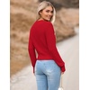 Zeagoo Women’s 2026 Fall Crewneck Cropped Sweaters Long Sleeve Knit Tops(Z-merry)