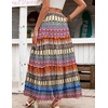 Zeagoo Womens Casual Maxi Skirts for Women 2026 High Waist Boho Skirts Floral Printed Long Flowy Skirt with Pockets(Boho-printed-03)