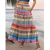 Zeagoo Womens Casual Maxi Skirts for Women 2026 High Waist Boho Skirts Floral Printed Long Flowy Skirt with Pockets(Boho-printed-03)
