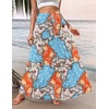 Zeagoo Womens Casual Maxi Skirts for Women 2026 High Waist Boho Skirts Floral Printed Long Flowy Skirt with Pockets(Multicolor-03)