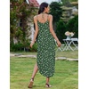 Zeagoo Women’s Casual Sundress Summer Maxi Sleeveless V Neck Split Boho Beach Dress Travel Vacation Dress with Pockets(Xh527)
