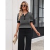 Zeagoo Women’s Short Sleeve Sweater 2026 Spring Summer Tops Clothes(Tw102)