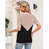 Zeagoo Women’s Short Sleeve Sweater 2026 Summer V Neck Tops Dressy Blouses(Jh550)