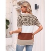 Zeagoo Women’s Short Sleeve Sweater 2026 Summer V Neck Tops Dressy Blouses(Jh722)