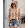 Zeagoo Women’s Short Sleeve Sweater 2026 Summer V Neck Tops Dressy Blouses(Sf167)