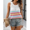 Zeagoo Womens Summer Crochet Sweater Tank Tops Hollow Sleeveless Tops(Tz185)
