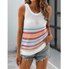 Zeagoo Womens Summer Crochet Sweater Tank Tops Hollow Sleeveless Tops(Tz185)