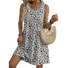 Zeagoo Womens Summer Dress 2026 Sleeveless Casual A-Line Tshirt Sundresses(An19)