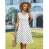Zeagoo Womens Summer Dress 2026 Sleeveless Casual A-Line Tshirt Sundresses(Jh592)