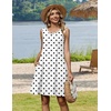 Zeagoo Womens Summer Dress 2026 Sleeveless Casual A-Line Tshirt Sundresses(Jh592)