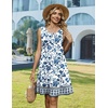 Zeagoo Womens Summer Dress 2026 Sleeveless Casual A-Line Tshirt Sundresses(Mz950)