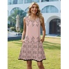 Zeagoo Womens Summer Dress 2026 Sleeveless Casual A-Line Tshirt Sundresses(Sf190)