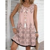 Zeagoo Womens Summer Dress 2026 Sleeveless Casual A-Line Tshirt Sundresses(Sf190)