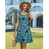 Zeagoo Womens Summer Dress 2026 Sleeveless Casual A-Line Tshirt Sundresses(Sf237)