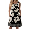Zeagoo Womens Summer Dress 2026 Sleeveless Casual A-Line Tshirt Sundresses(Sf350)