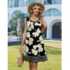 Zeagoo Womens Summer Dress 2026 Sleeveless Casual A-Line Tshirt Sundresses(Sf350)