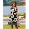 Zeagoo Womens Summer Dress 2026 Sleeveless Casual A-Line Tshirt Sundresses(Sf350)