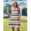 Zeagoo Womens Summer Dress 2026 Sleeveless Casual A-Line Tshirt Sundresses(Tw669)