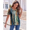 Zeagoo Womens Summer Tops Casual Short Sleeve V Neck T Shirts Dressy Blouse(Multicolor 289)