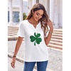 Zeagoo Womens Summer Tops Casual Short Sleeve V Neck T Shirts Dressy Blouse(Sp139)