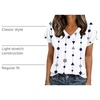 Zeagoo Womens Summer Tops Rolled Short Sleeve Shirts Dressy Casual Blouses(Figure-jh599)