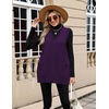 Zeagoo Women’s Sweater Vest 2026 Oversized Sleeveless V Neck Pullovers with Pocket Knitted Fall Outfits(Purple)