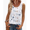 Zeagoo Womens Tank Tops Sleeveless Pleated Crew Neck Summer Tunic Tops Dressy Loose Fit Business Casual Blouses 2026(Bf290)