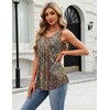 Zeagoo Womens Tank Tops Sleeveless Pleated Crew Neck Summer Tunic Tops Dressy Loose Fit Business Casual Blouses 2026(Mz721)