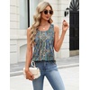 Zeagoo Womens Tank Tops Sleeveless Pleated Crew Neck Summer Tunic Tops Dressy Loose Fit Business Casual Blouses 2026(Mz779)