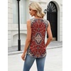 Zeagoo Womens Tank Tops Sleeveless Pleated Crew Neck Summer Tunic Tops Dressy Loose Fit Business Casual Blouses 2026(Mz870)