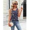 Zeagoo Womens Tank Tops Sleeveless Pleated Crew Neck Summer Tunic Tops Dressy Loose Fit Business Casual Blouses 2026(Sf180)