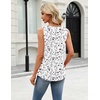 Zeagoo Womens Tank Tops Sleeveless Pleated Crew Neck Summer Tunic Tops Dressy Loose Fit Business Casual Blouses 2026(Sf224)