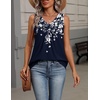 Zeagoo Womens Tank Tops Summer Sleeveless Tops V Neck Pleated Shirts(Sf103)