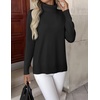 Zeagoo Women’s Turtleneck Sweater Long Sleeve Casual Knit Pullover Top 2026(Black)