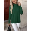 Zeagoo Women’s Turtleneck Sweater Long Sleeve Casual Knit Pullover Top 2026(Green)