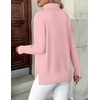 Zeagoo Women’s Turtleneck Sweater Long Sleeve Casual Knit Pullover Top 2026(Light Pink)