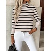 Zeagoo Women’s Turtleneck Sweater Long Sleeve Casual Knit Pullover Top 2026(Pat2)