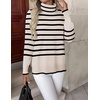Zeagoo Women’s Turtleneck Sweater Long Sleeve Casual Knit Pullover Top 2026(Pat2)