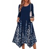 Navy Blue Floral