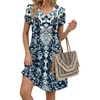 Boho Blue Print