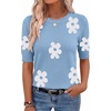 Floral Blue-white