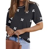 Floral Jh454 Black-white