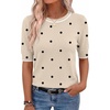 Polka Pots Khaki 442