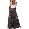 Black Floral-printed